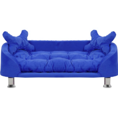 Pet Kybele Büyük Irk Köpek Yatağı 100x60 cm Mavi